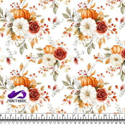 Arrangement Floral d'Automne avec Citrouilles et Roses