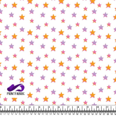 Motif Groovy avec étoile dans des couleurs pastel