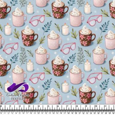 Chocolat Chaud Confortable et Lumière de Bougie