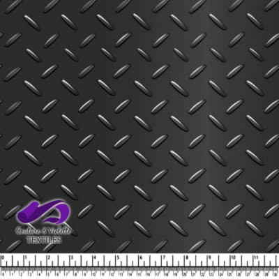 Texture de métal en plaque de diamant noire