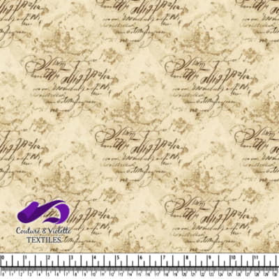 Script manuscrit vintage sur parchemin