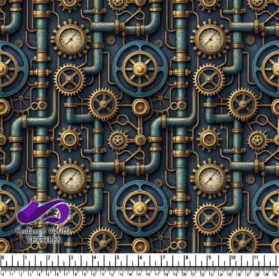 Design Mécanique Industriel de Machines Steampunk et Tuyaux