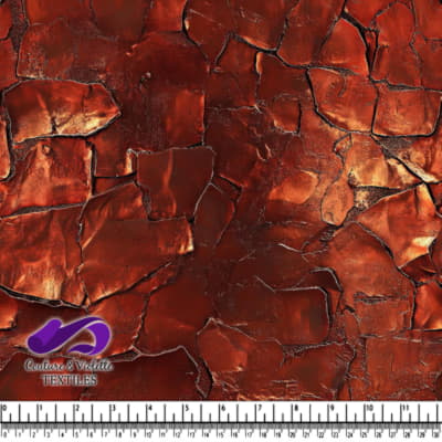 Rouille craquelée et usée