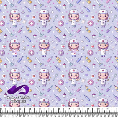 Cute Nurse and Medical Tools