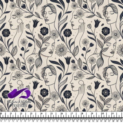 Rêves Floraux et Visages Sereins