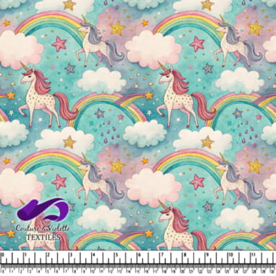Magical Unicorns Under Rainbows