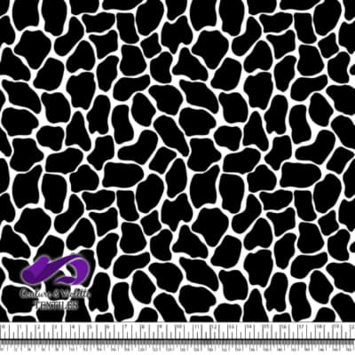 Texture animale - Girafe en noir et blanc