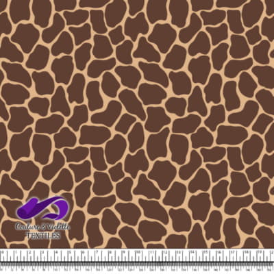 Texture animale - Girafe de couleur désert et Brun