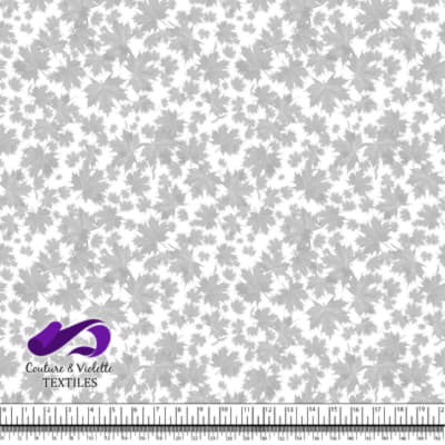 Canada 2022 - Feuille rouge mélangée sur fond blanc