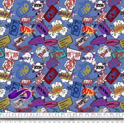 Comic book - Bulles de Dialogue LOL sur Fond Bleu