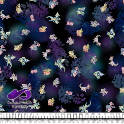 Dragons - Fantastique dragon sur fond noir