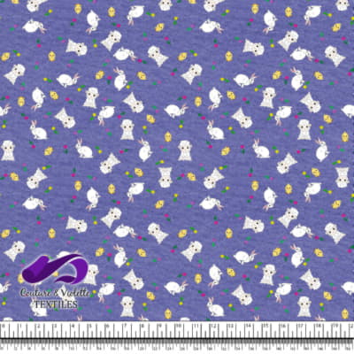 Pâques - Animaux mignons sur fond texturé very peri