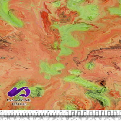 Emulsion resin - Orange et Vert