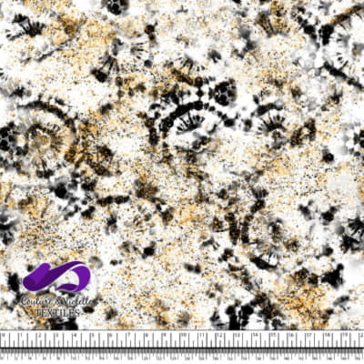 Tye-Dye - Noir et poussière or