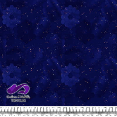 Honeycomb Webb - Structure cosmique - Azure blue