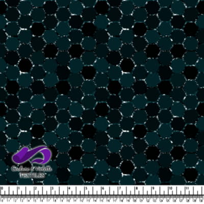 Honeycomb Webb - Grille cosmique - Sarcelle foncé