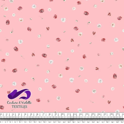 Pour le Rose - Roses sur fond de fraise