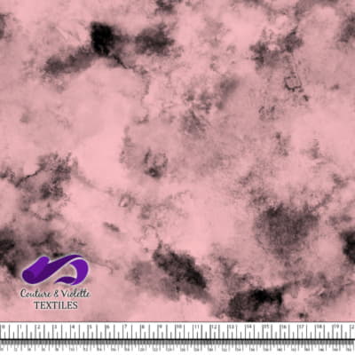 Nature Geometry - Sable sur fond straberry