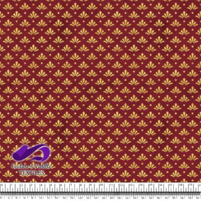 Géo art déco - Fleurs dorées - Winery