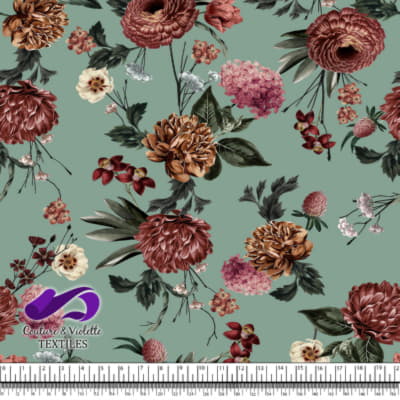 Midsummer Dream - Flower - Granite green
