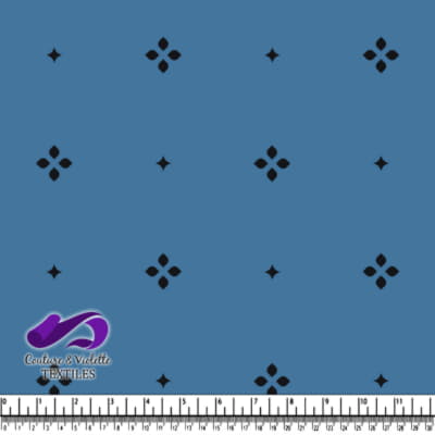 Minimaliste sérénité - pétales dusty bleu