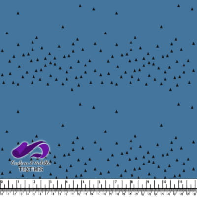 Minimaliste sérénité - triangle dusty bleu