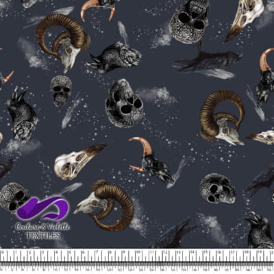 Shadow dream - Skulls and ravens - After midnight blue