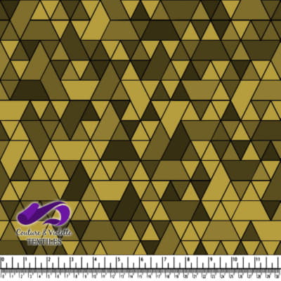 Triangles sport - noir et jaune