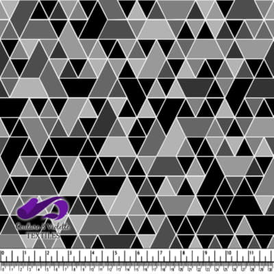 Triangles sport - noir et blanc