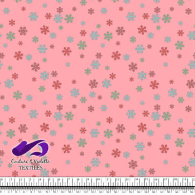 Johnny's XMAS - Flocons de neige - Rose