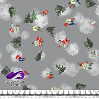 Noel country charm - Sapins - Ultimate gray