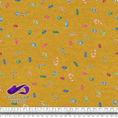 Noël country charm - Bonbons - Jaune doré