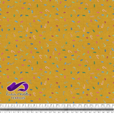 Noël country charm - Bonbons - Jaune doré