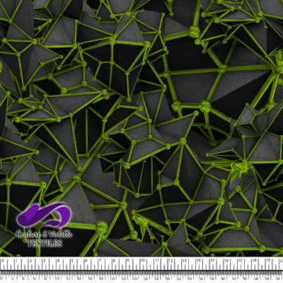 Black polygon - Vert - Chrome