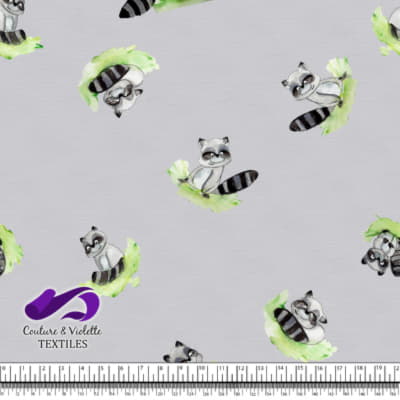 Petits animaux - Raton laveur - lilac cloud