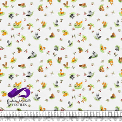 Petits animaux - Animaux de la foret - Blanc