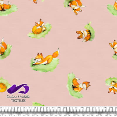 Petits Animaux - Renard - Pink cloud