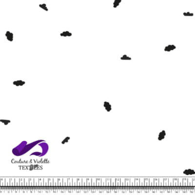 Petit aviateur - nuages - blanc