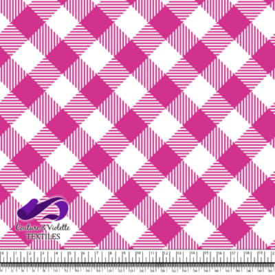 The Pink Doll - Gingham - Rose violet