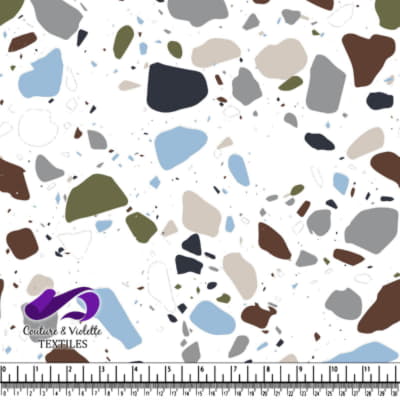 Terrazzo - Chunks London Classic - Blanc