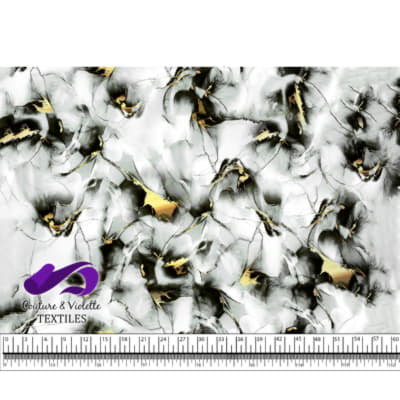 Encre - Noir et blanc avec accent doré