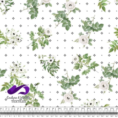 Fleurs Anémone - Blanc