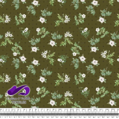 Fleurs d'Anémone - Vert Profond