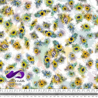 Paon Elisabeth - Eye spots - Blanc