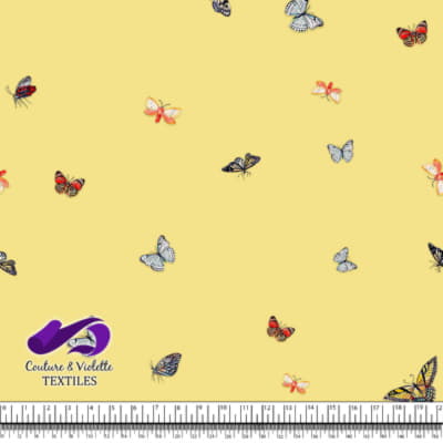 Butterflies - Minimalist - Yellow