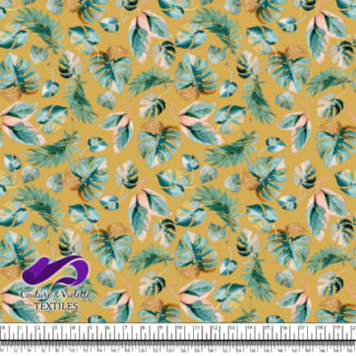 Monstera - Leaf - Military gold