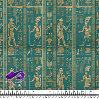 Ancient Egyptian Hieroglyphic Scene