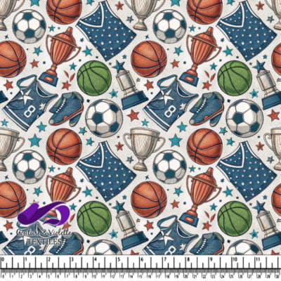 Motif d'Équipement Sportif et de Récompenses